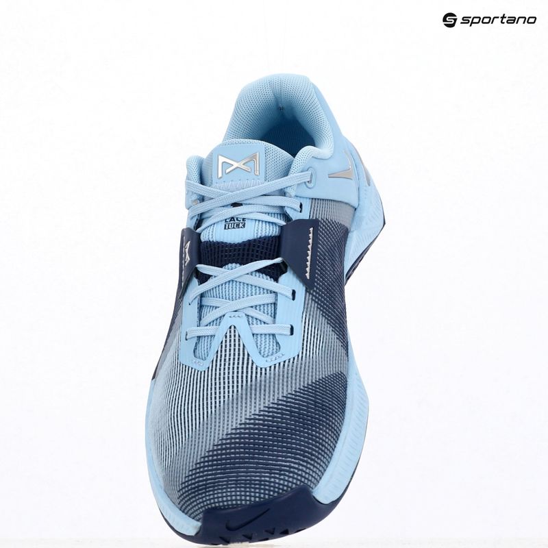 Női súlyemelő cipő Nike Metcon 10 psychic blue/blue void/metallic silver 12