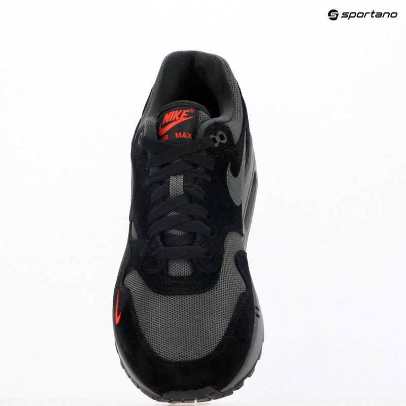 Férfi Nike Air Max 1 cipő black/university red/anthracite 11