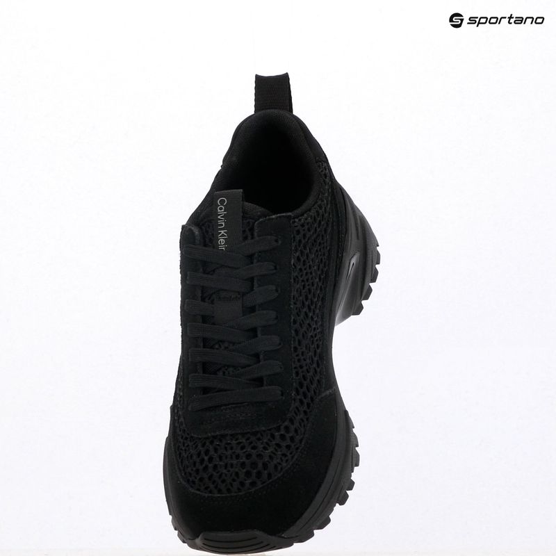 Női cipő Calvin Klein YW0YW02030 Hike Runner Lace Up Techmix triple black 9