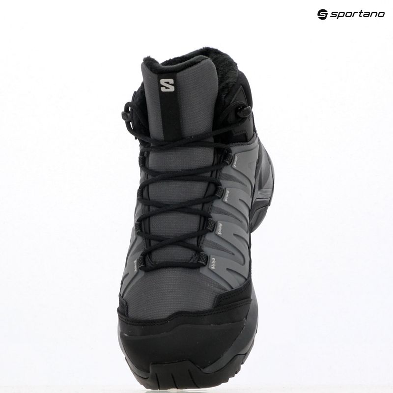 Férfi túrabakancs Salomon X-Adventure Coldrush WP aszfalt / fekete / ötvözet 9