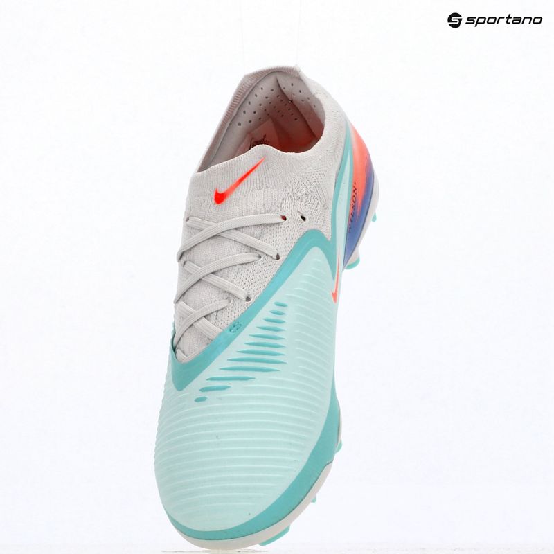 Férfi focicipő Nike United Phantom 6 Low Pro Jr FG/MG pistachio frost/hyper orange 9