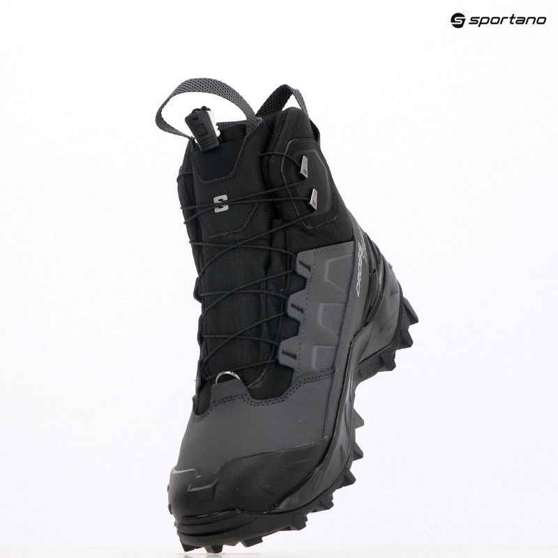 Férfi Salomon Crosstrak Powder WP túracipő aszfalt/fekete/cápabőr 11