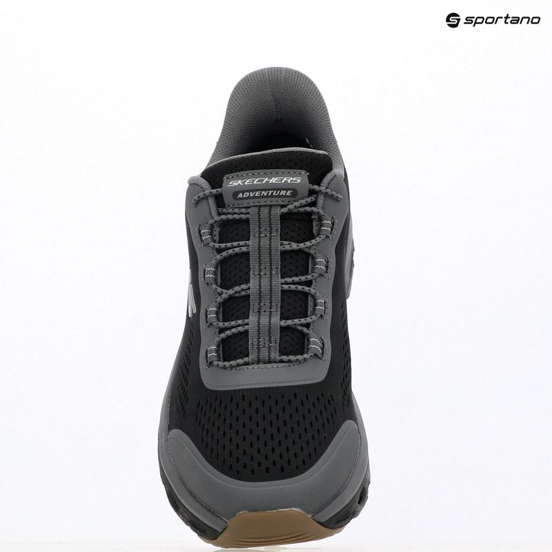 Férfi cipők SKECHERS Glide-Step Sole Glover Peak fekete/szénszürke 9