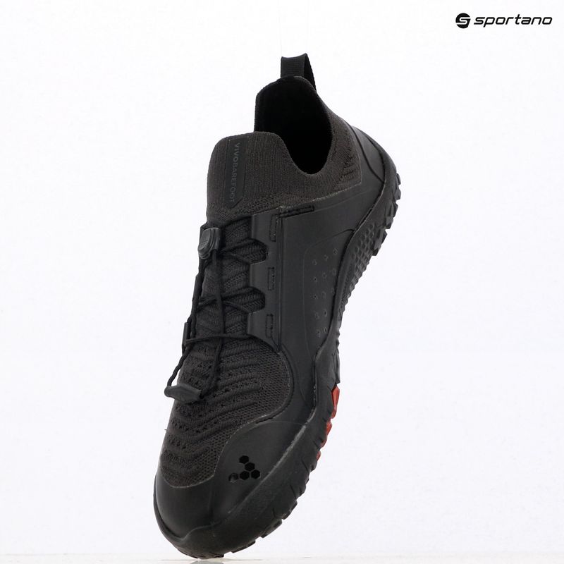Férfi barefoot cipő Vivobarefoot Primus Trail Knit Fg obsidian/obsidian 11