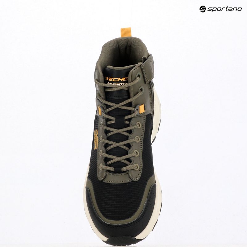 Férfi cipők SKECHERS Hillcrest 2.0 Woodrock Peak olíva/fekete 9