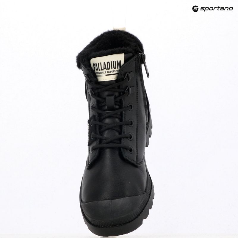 Férfi Palladium Pampa Hi Snow Meleg fekete csizma 9