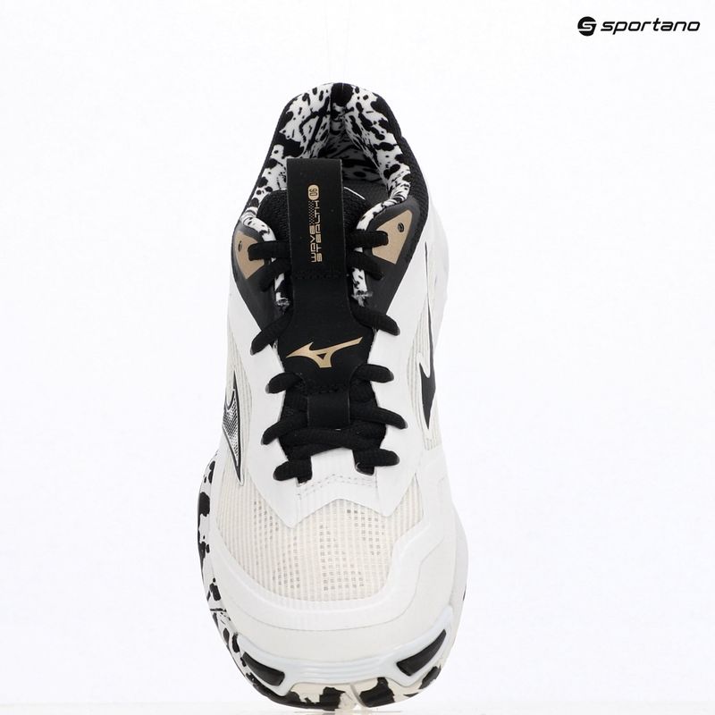 Kézilabdacipő Mizuno Wave Stealth 6 white/black/gold 15