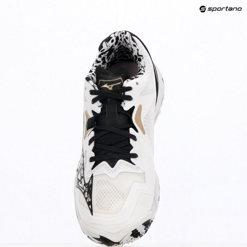 Röplabdacipő Mizuno Wave Lightning Z8 white/black/gold 15