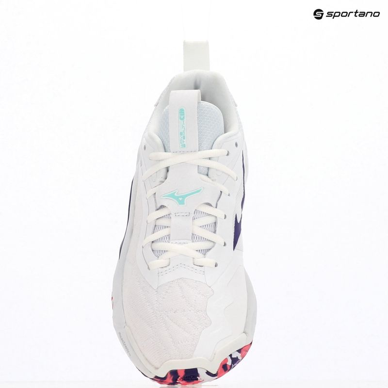 Kézilabda cipő Mizuno Wav Stealth Neo 2 white/violet indigo/camellia rose 12