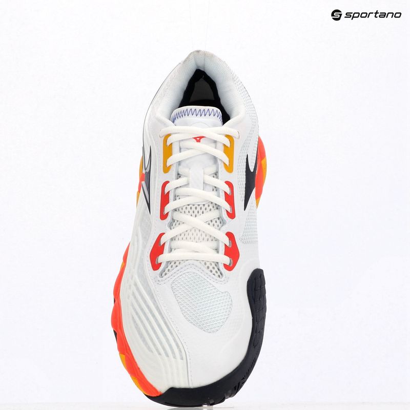 Teniszcipő Mizuno Wave Enforce Tour 6 AC white/fiery coral 2/citrus 12