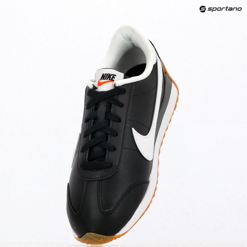 Női Nike Pacific Leather cipők black/cool grey/gum light brown/white 11