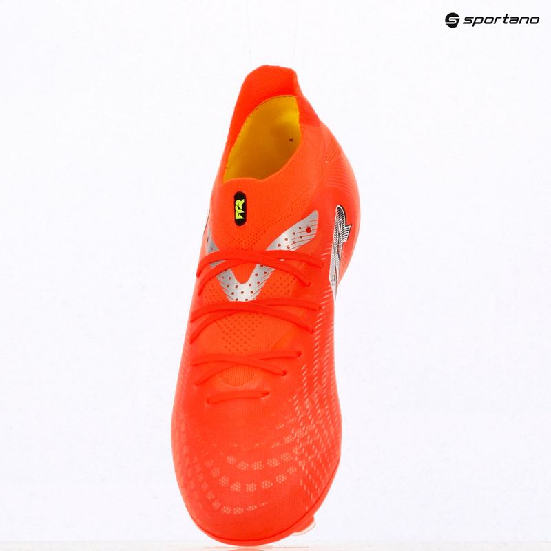 Gyerek focicipő PUMA Future 9 Pro FG/AG Jr glowing red/puma white/puma black/puma silver 9