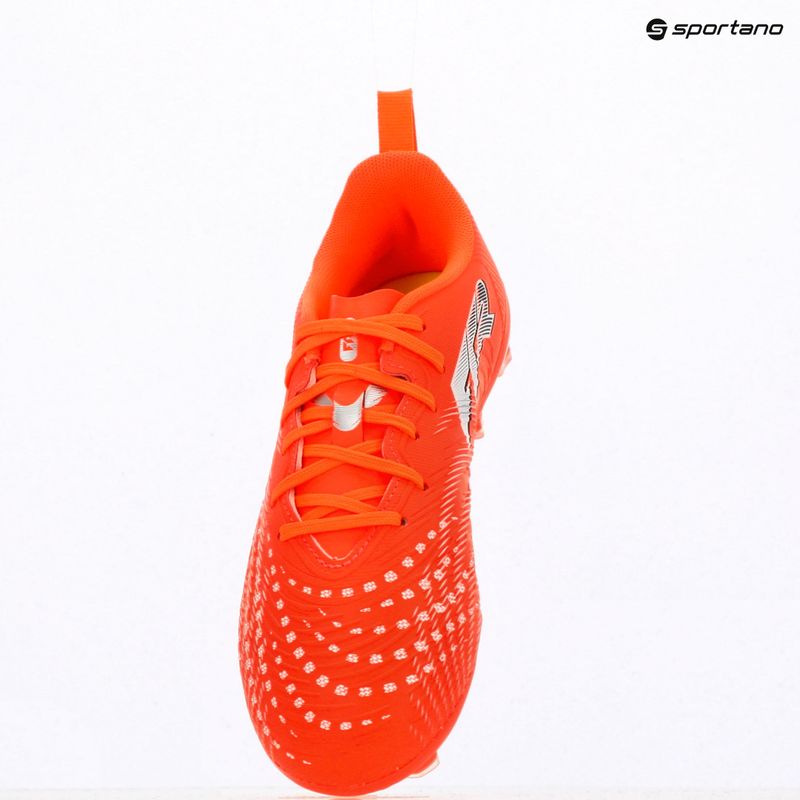 Gyerek focicipő PUMA Future 9 Play FG/AG Jr glowing red/puma white/puma black/puma silver 9