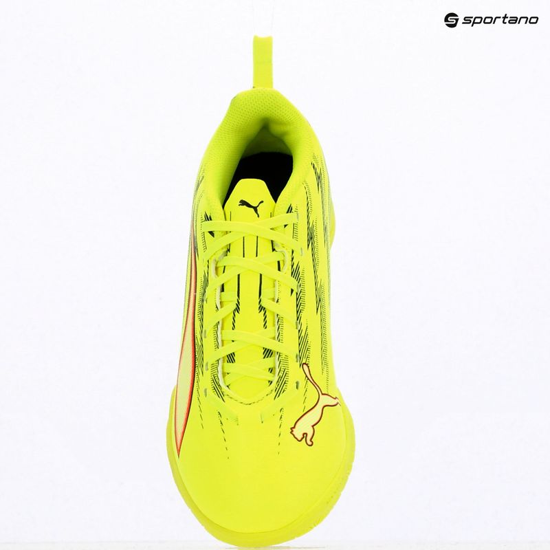 Gyerek focicipő PUMA Ultra 6 Play IT Jr yellow alert/puma black/glowing red/lime squeeze 9