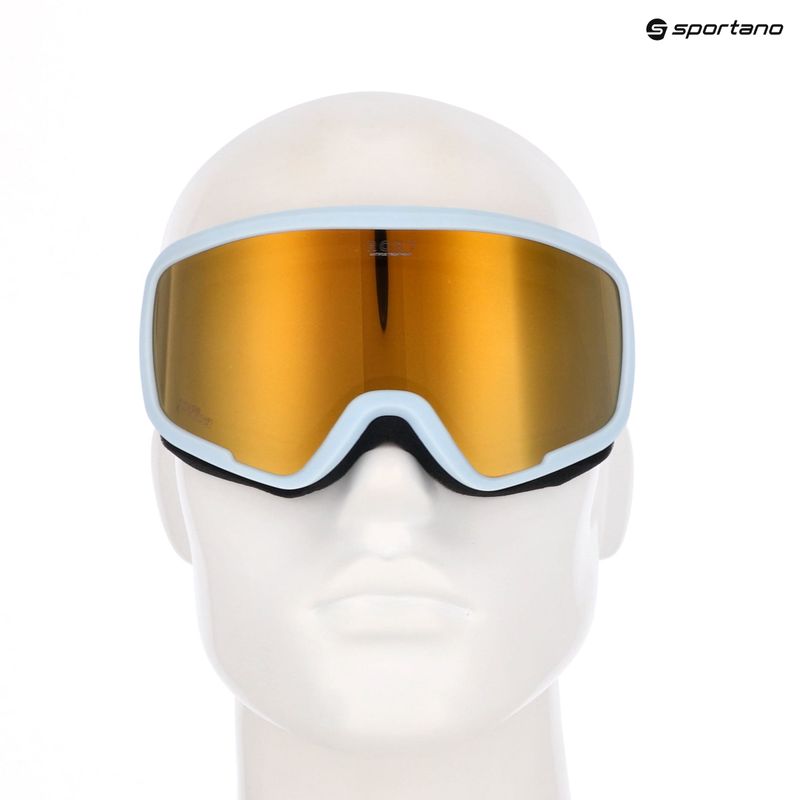 Gyerek snowboard-szemüveg ROXY Missy big flowers/clux ml light blue 12