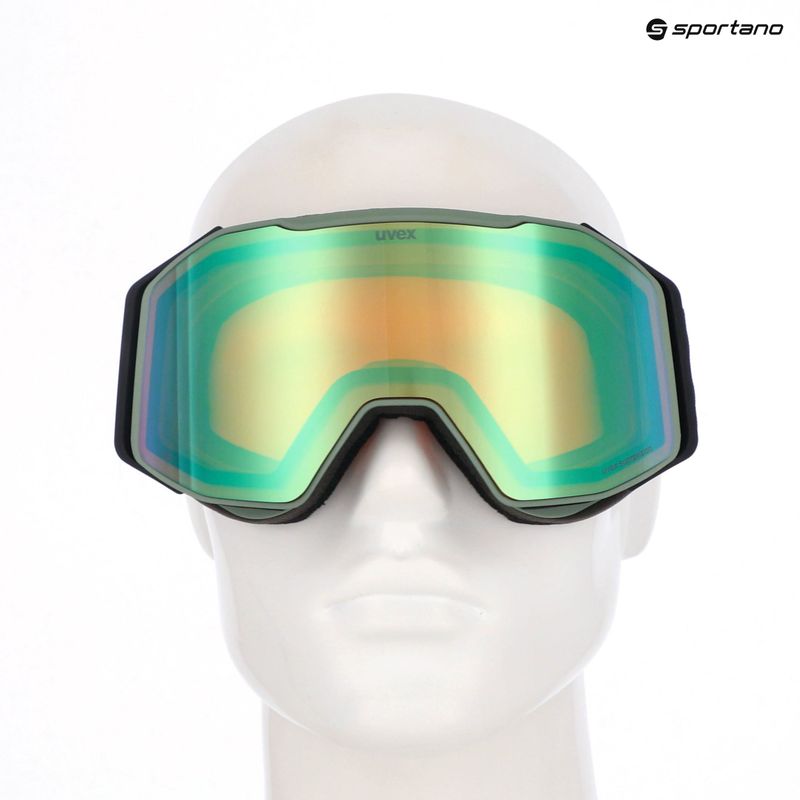 Síszemüveg UVEX Gravity FM oxid matt green/mirror opal/orange/clear 6
