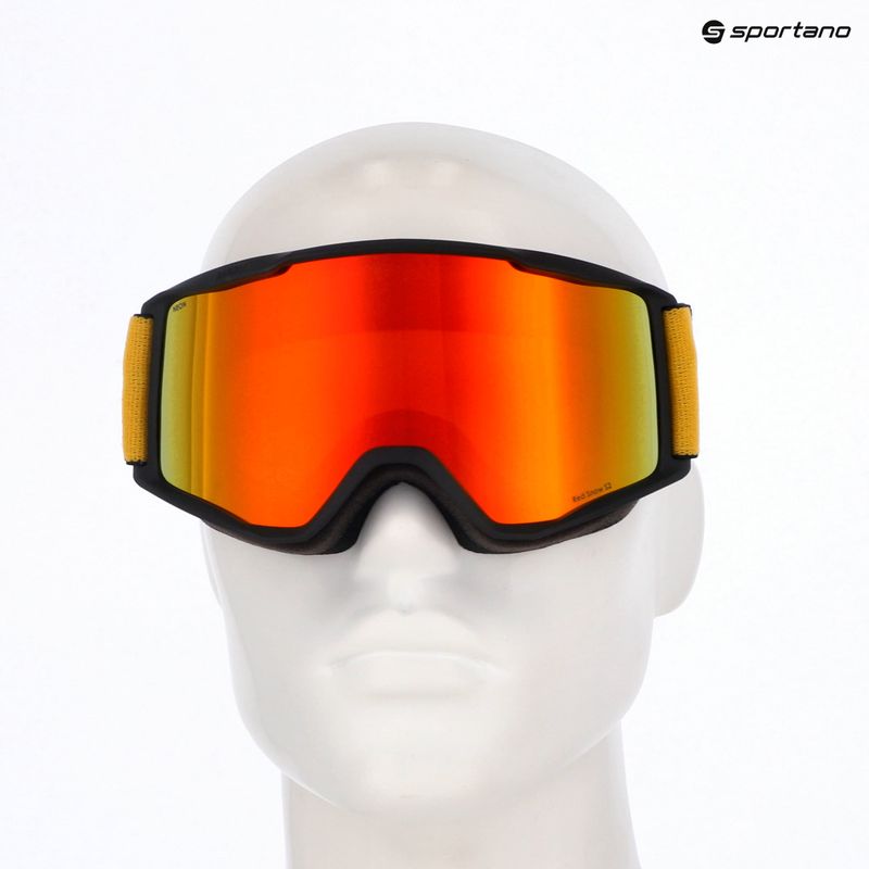 Síszemüveg Red Bull SPECT Neon black/orange with red mirror 6