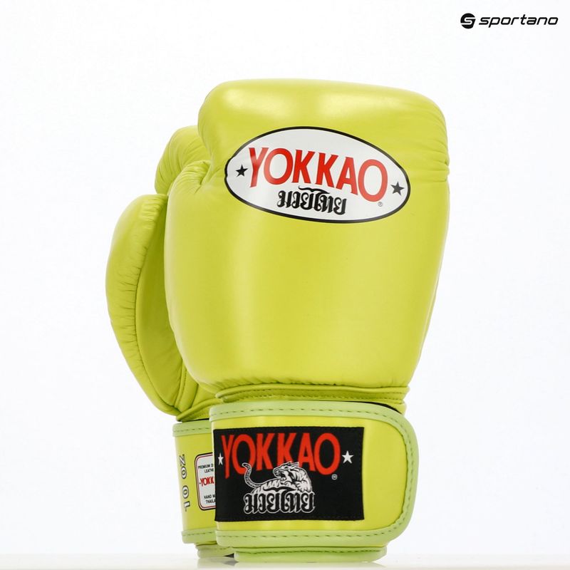YOKKAO Matrix lime punch férfi boxkesztyű 5