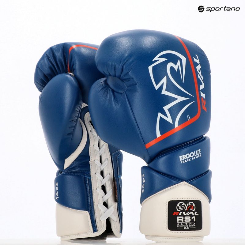 Rival RS1 Ultra Sparring 2.0 bokszkesztyű kék 3