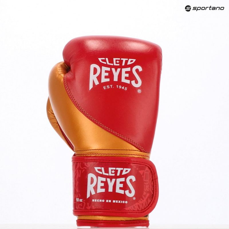 Boxkesztyű Cleto Reyes High Precision Training Leather red/gold 3