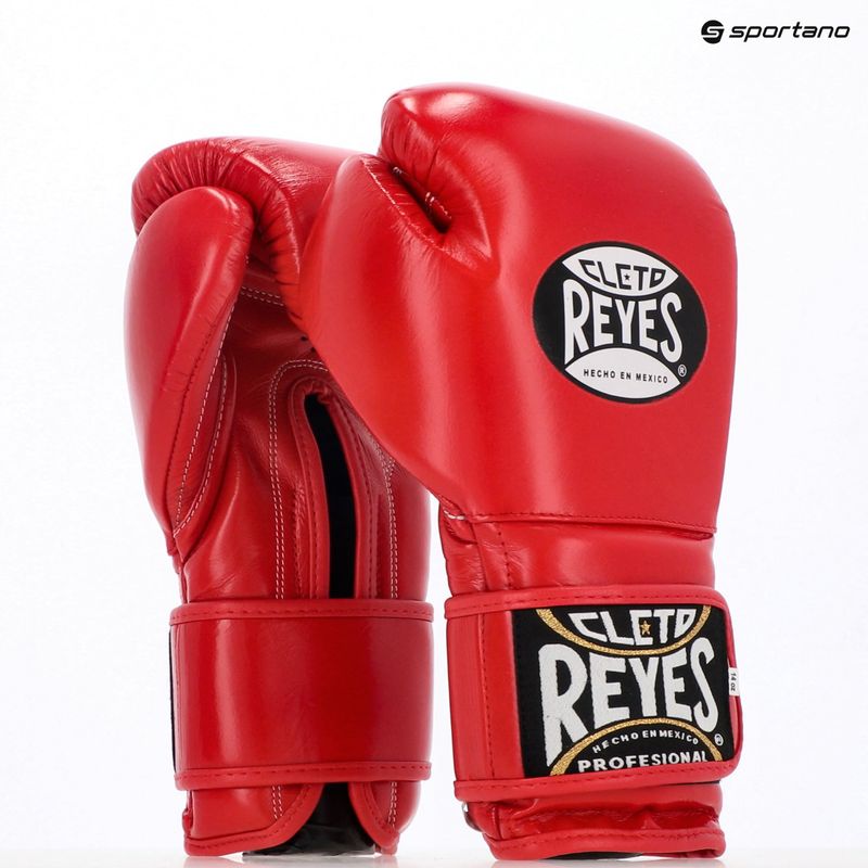 Boxkesztyű Cleto Reyes Velcro Sparring red 3