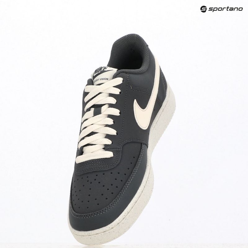 Nike Court Vision Low Premium férfi cipő anthracite/pale ivory 11