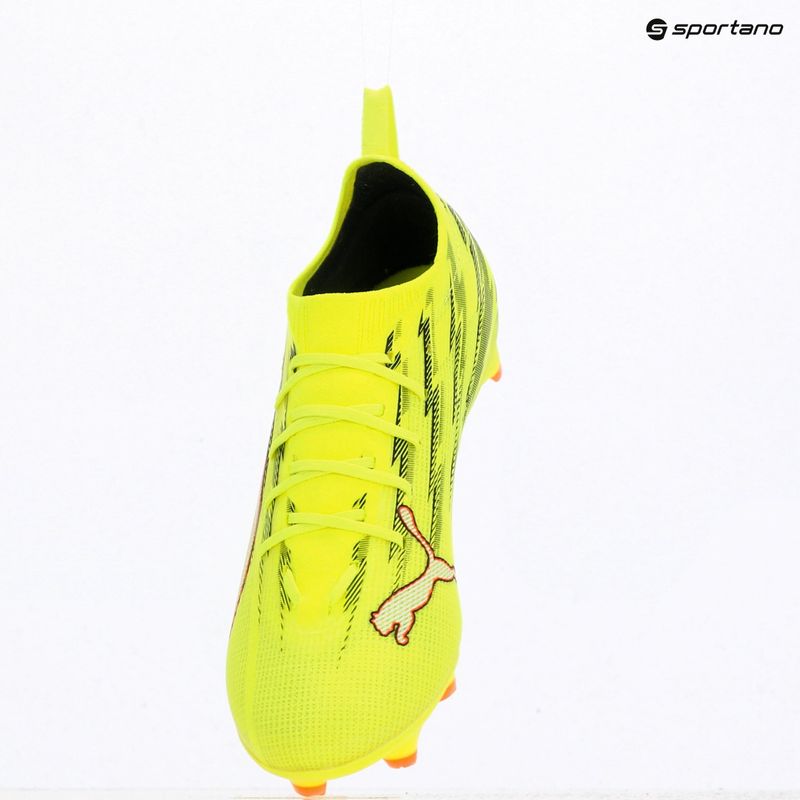 Focicipő PUMA Ultra 6 Pro Jr FG/AG yellow alert/puma black/glowing red/lime squeeze 9