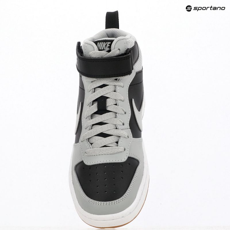 Gyerekcipő Nike Court Borough Mid 2 black/white/gum med brown/light smoke grey 11