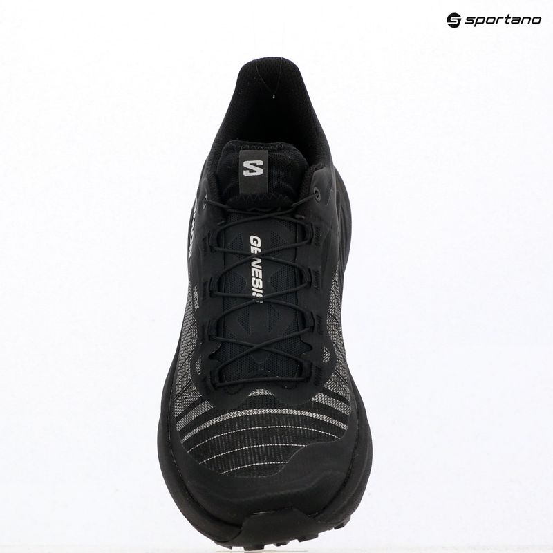 Salomon Genesis black/black/silver férfi futócipő 10