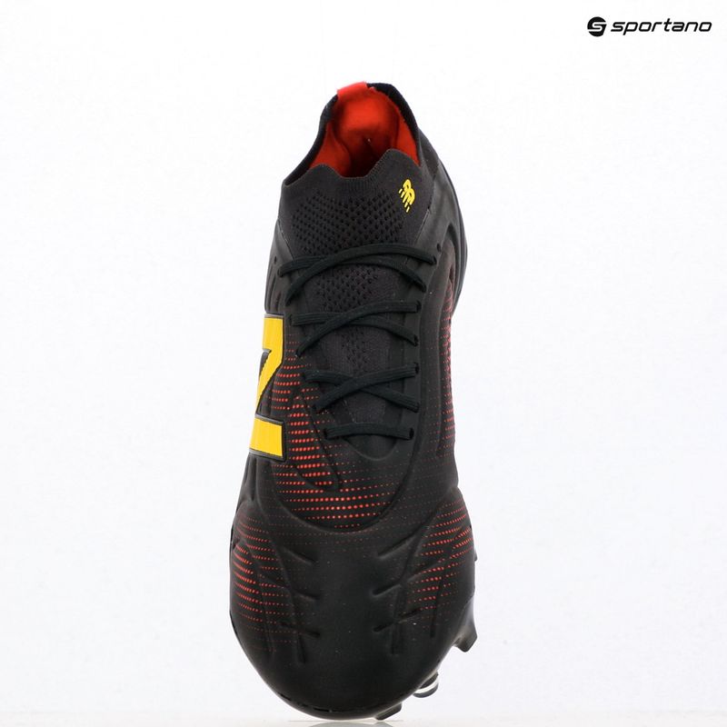Futballcipő New Balance Tekela Pro Low V5 FG black 100/punch yellow/fire cracker 9