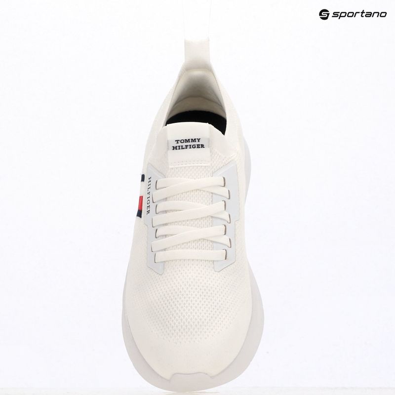 Férfi cipő Tommy Hilfiger Lightweight Knitted Runner white 9