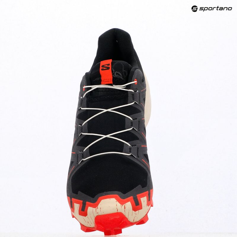Salomon Speedcross férfi futócipő 6 black/fiery red/almond milk 11