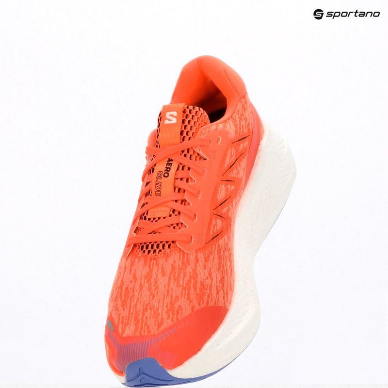 Salomon Aero Glide 4 neon flame/white/persia férfi futócipő 12