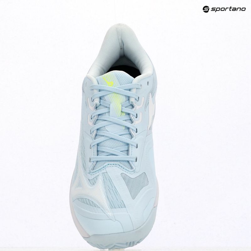 Női teniszcipő Mizuno Wave Exceed Court CC W ice water/lightning yellow/anc 9