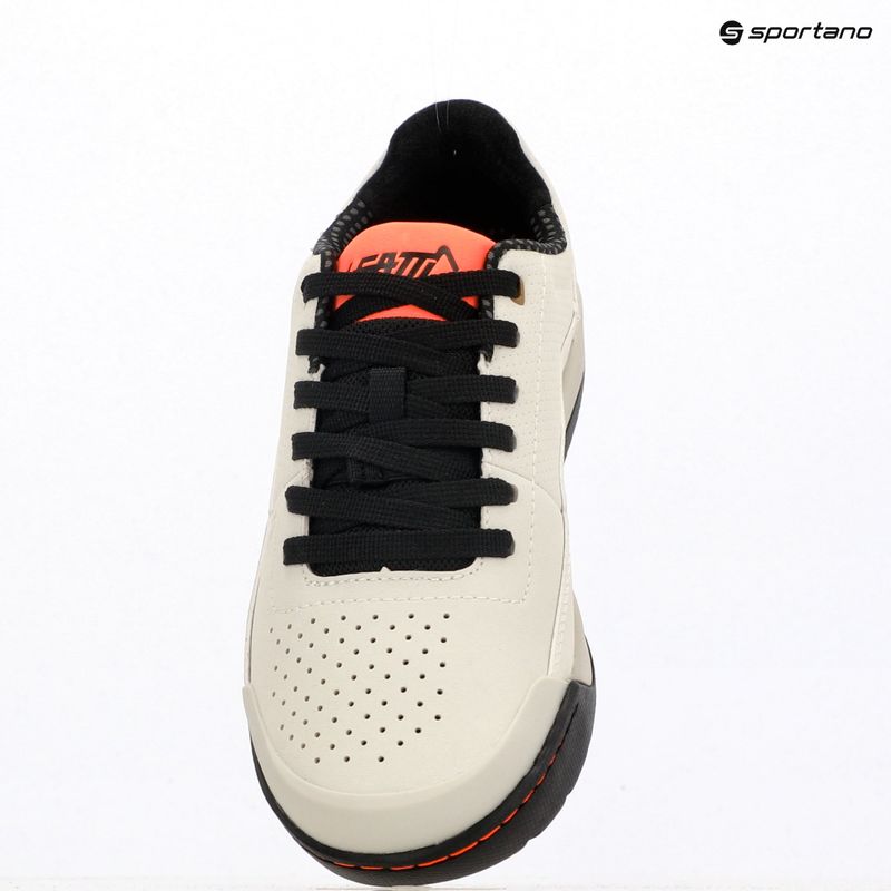 Leatt Flat 2.0 W cream white női platform kerékpáros cipő 9