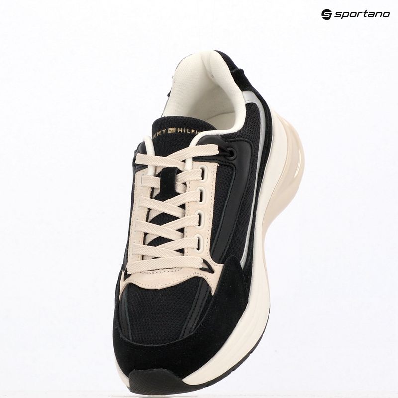 Tommy Hulfiger Sporty Chic Runner fekete női cipő 9