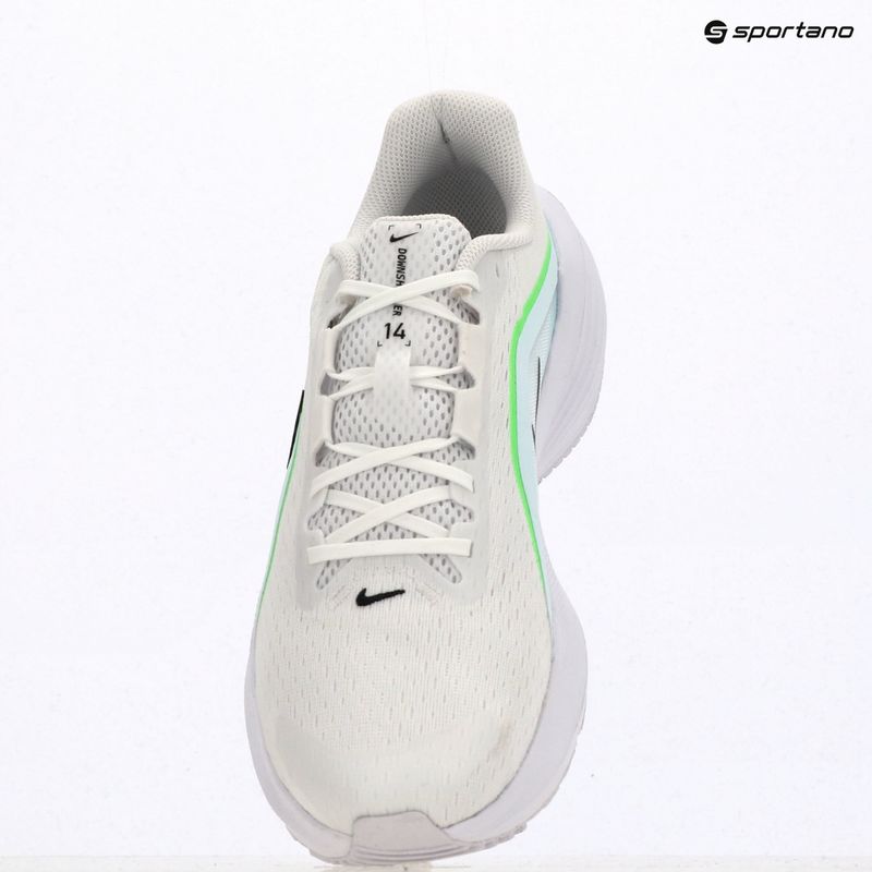 Férfi futócipő Nike Downshifter 14 white/glacier blue/green strike/black 9