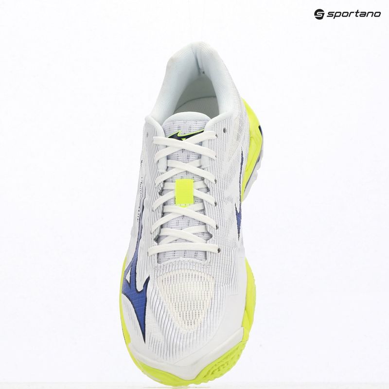 Röplabdacipő Mizuno Wave Lightning Elite white/lightning yellow/dazzling blue 9