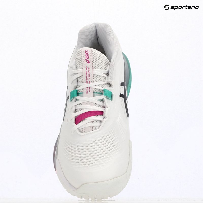 Férfi teniszcipő ASICS Gel-Resolution X White/Aurora Green 9