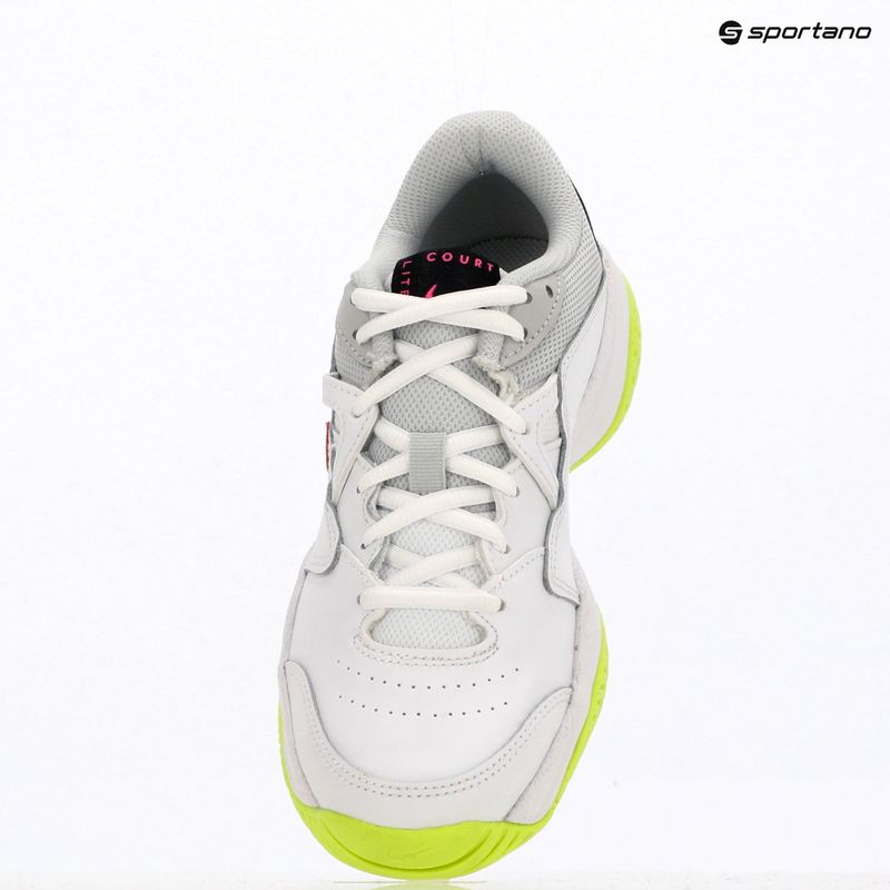 Gyerek teniszcipő Nike Court Lite 2 Jr white/hot lime/grey fog/laser fuchsia 6