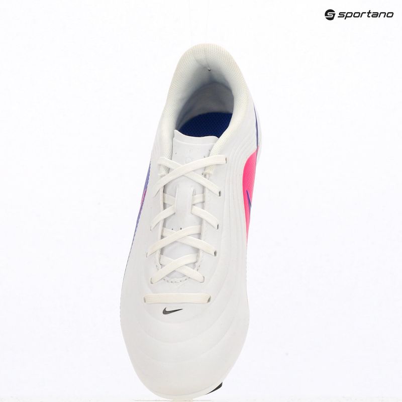 Gyerek focicipő Nike Tiempo Maestro Club Jr FG/MG white/racer blue/pink blast/black 19