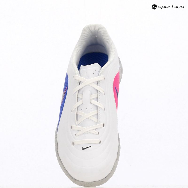 Gyerek focicipő Nike Tiempo Maestro Club Jr IC white/racer blue/pink blast/black 10