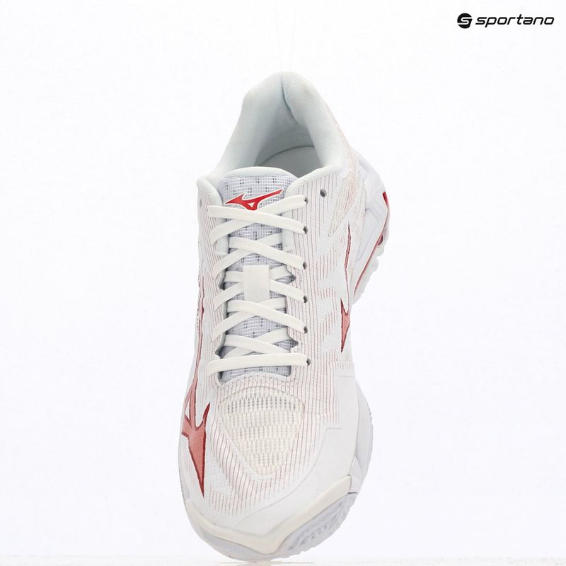 Női röplabdacipő Mizuno Wave Lightning Elite White/Rose Elegance/Lava Falls 12