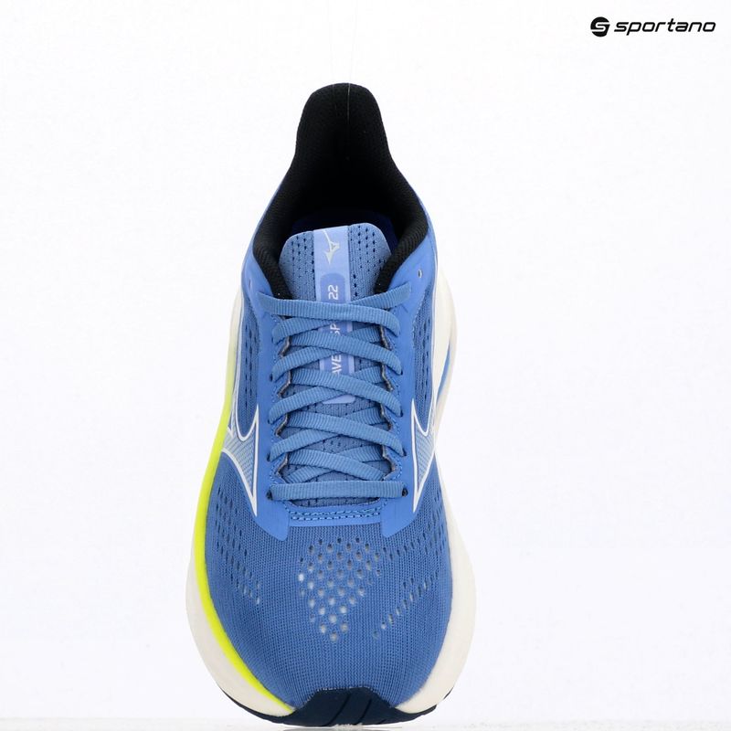 Női futócipő Mizuno Wave Inspire 22 ultramarine/white/lightning yellow 12