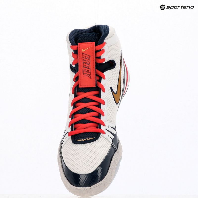 Bokszcipő Nike Freek SE white/metallic gold/college navy 9