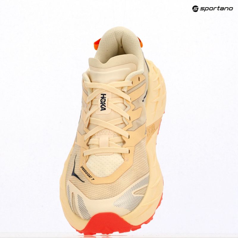 Női futócipő  HOKA Speedgoat 7 vintage yellow/neon flame 8
