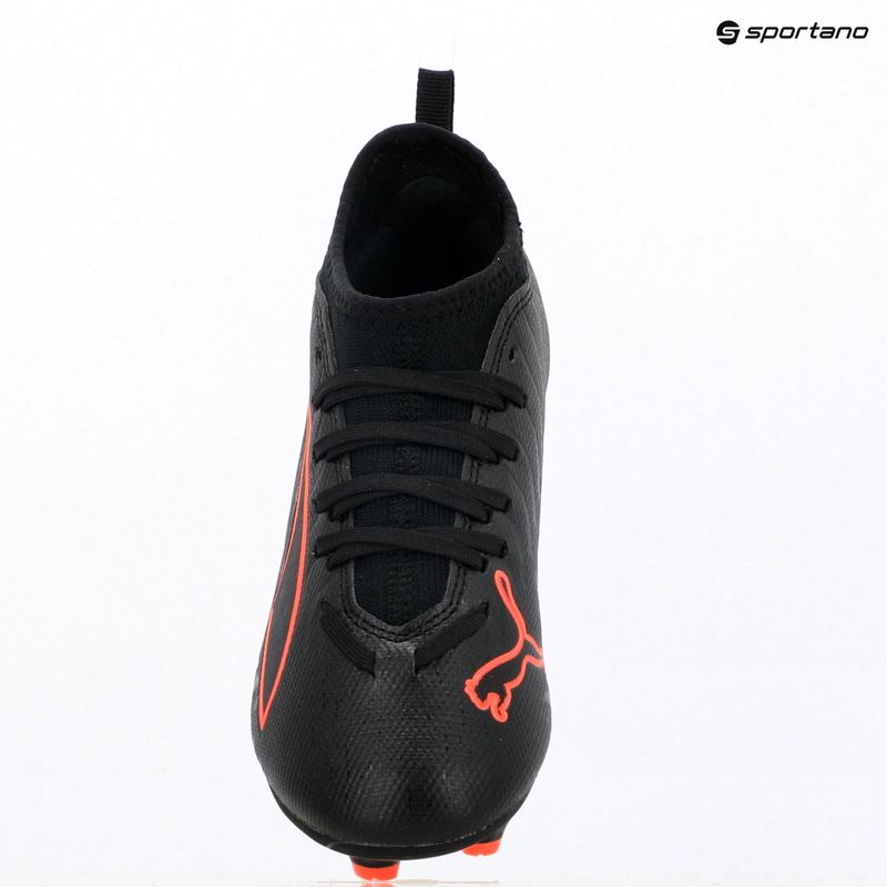 Gyerek focicipő PUMA Ultra 6 Match FG/AG Jr puma black/puma red 9