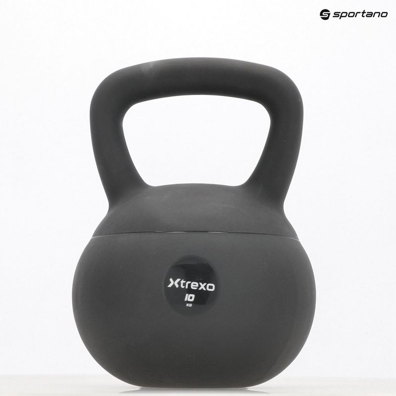 Kettlebell SOFT XTREXO 10 kg szürke 9