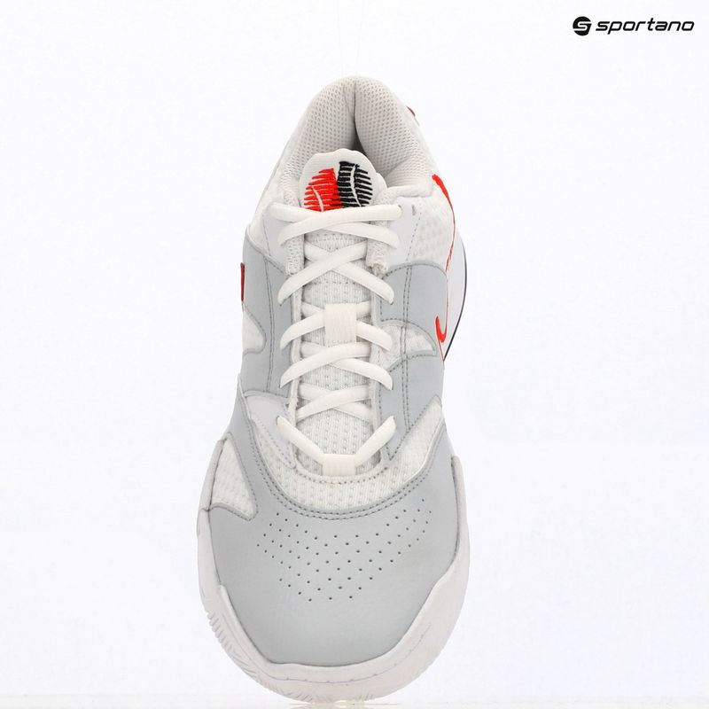 Nike Court Lite 4 férfi cipő white/pure platinum/light crimson 19