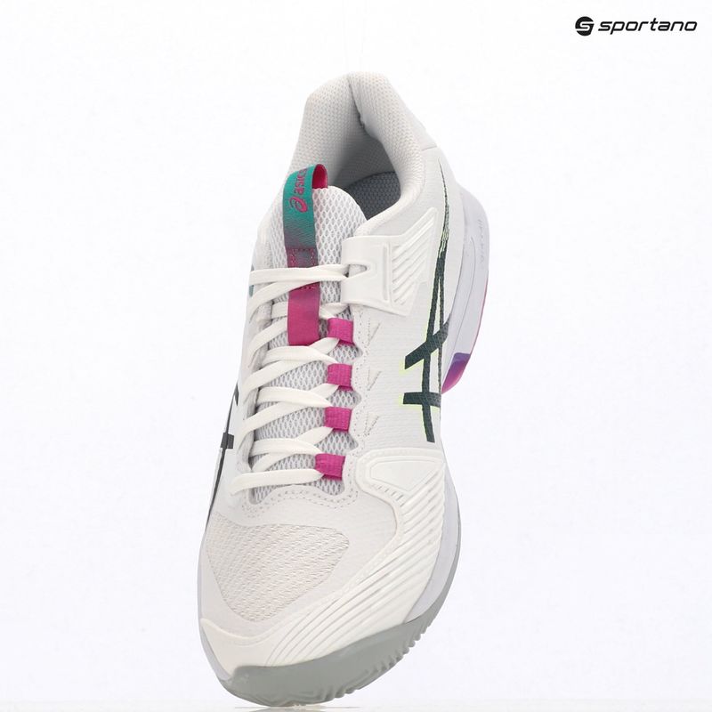Férfi teniszcipő ASICS Solution Speed FF 4 Clay white/digital sakura 9